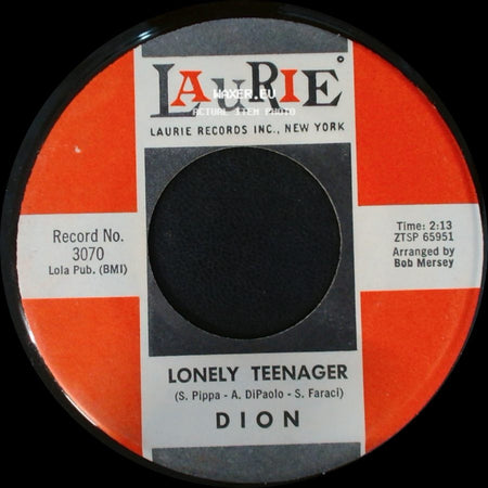 Dion - Little Miss Blue / Lonely Teenager side B