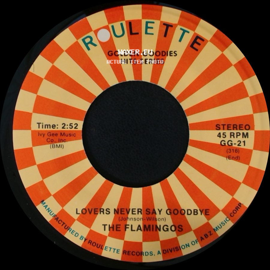 The Dreamlovers / The Flamingos - If I Should Lose You / Lovers Never Say Goodbye side B