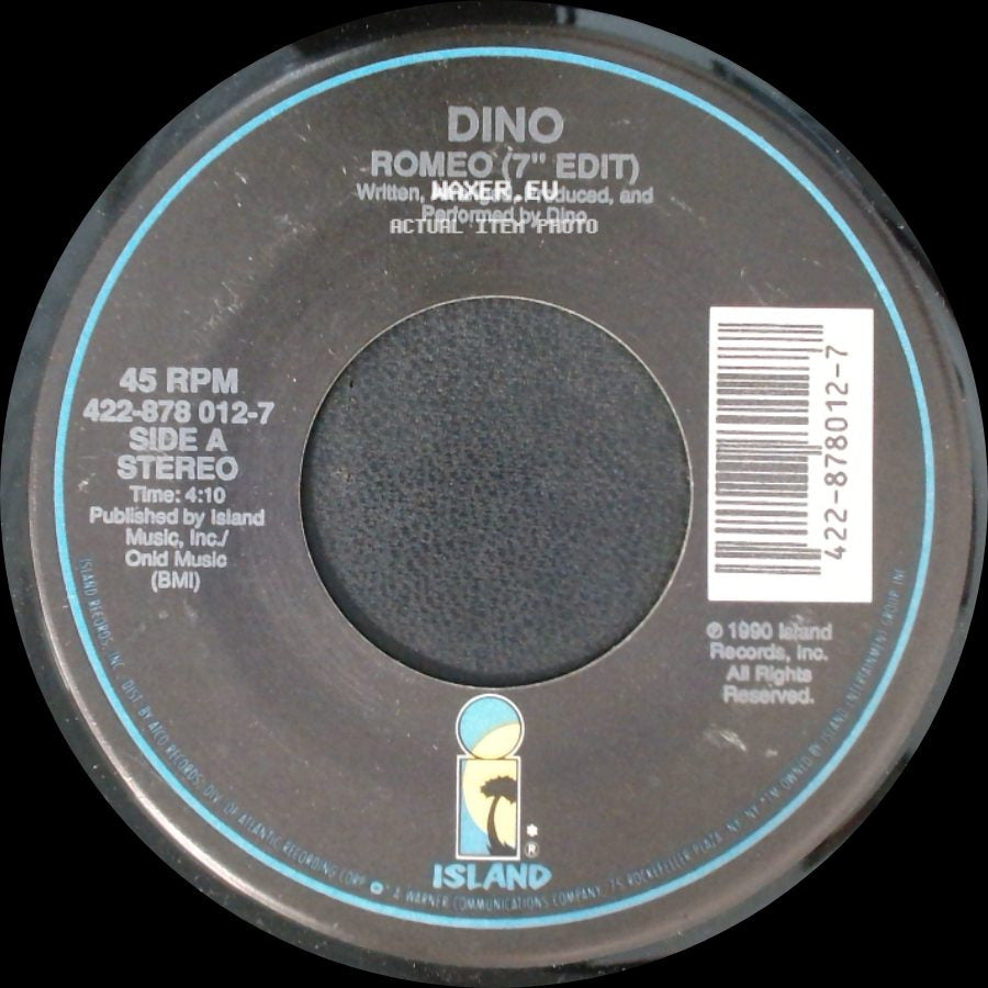 Dino - Romeo (7" Edit) / Romeo (Dub-Version) side A