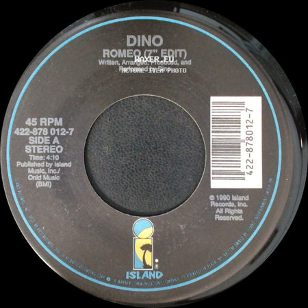 Dino - Romeo (7" Edit) / Romeo (Dub Version) side A