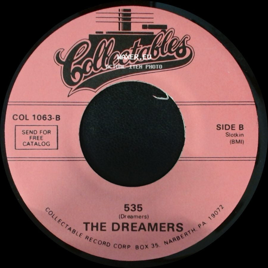 The Dreamers - Tears In My Eyes / 535 side B