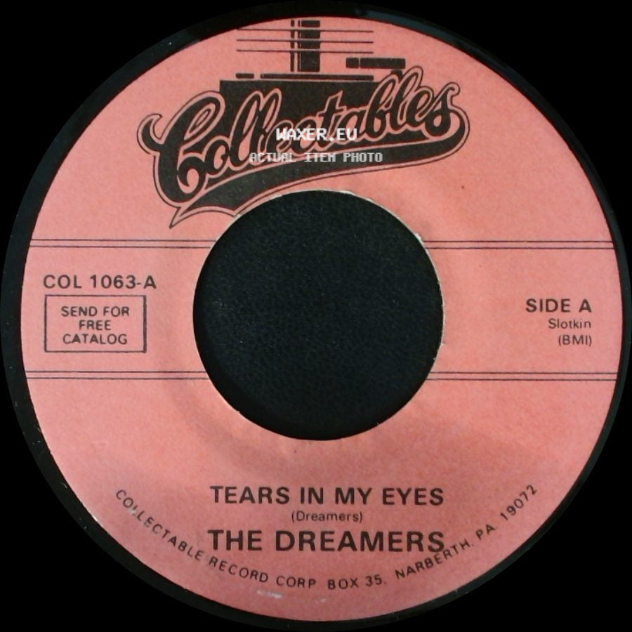 The Dreamers - Tears In My Eyes / 535 side A
