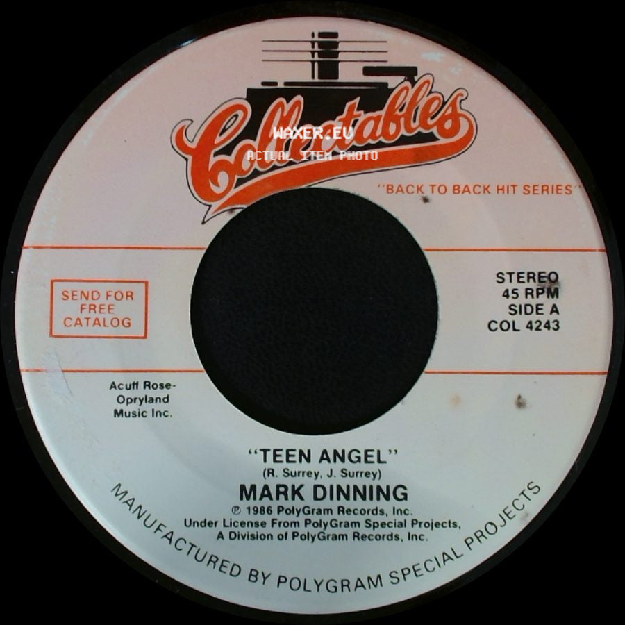 Mark Dinning / Ray Peterson - Teen Angel / Corinne Corinna side A