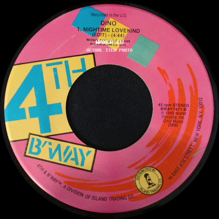 Dino - 24/7 / Nighttime Lovekind (Edit) side B