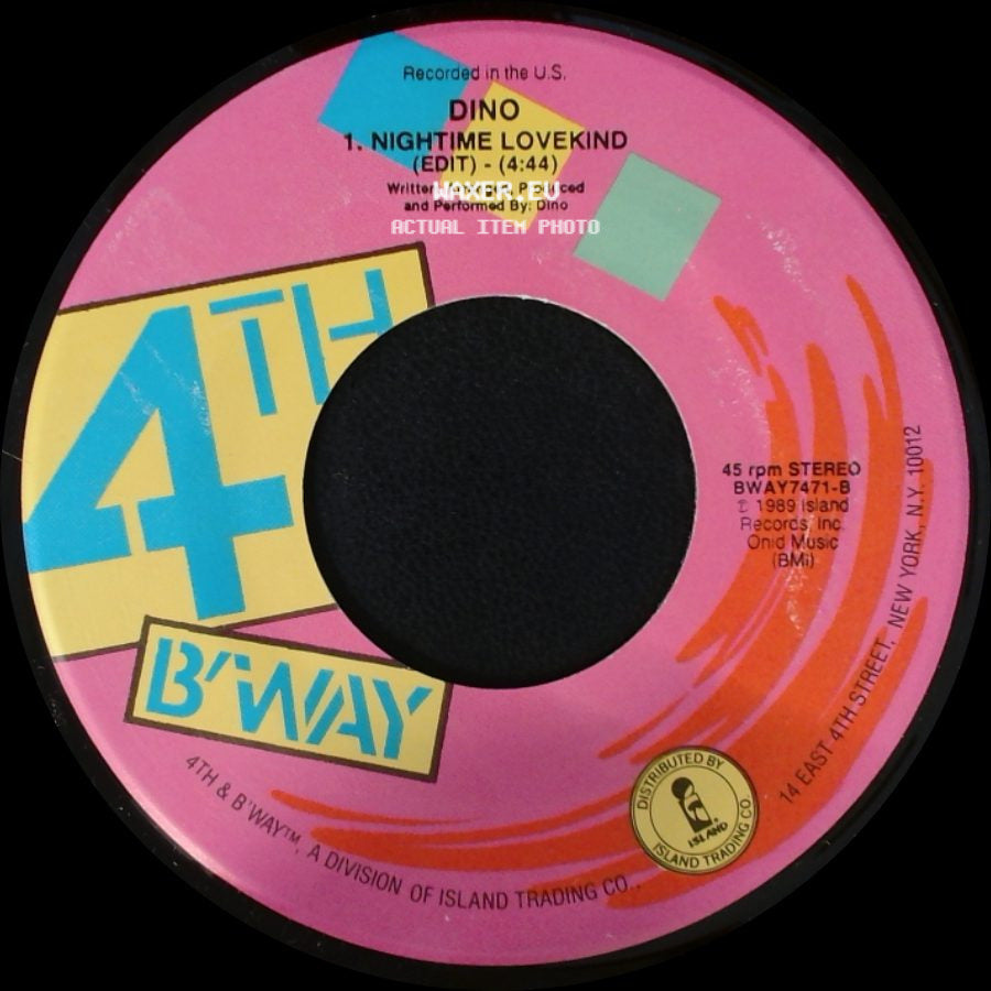 Dino - 24/7 / Nighttime Lovekind (Edit) side B