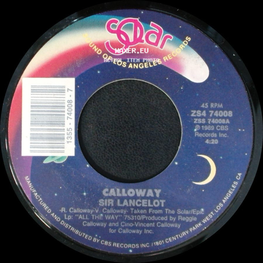 Calloway - Sir Lancelot / Sir Lancelot (Instrumental) side A