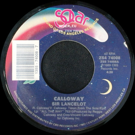 Calloway - Sir Lancelot / Sir Lancelot (Instrumental) side A
