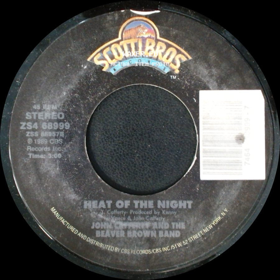John Cougar And The Beaver Brown Band / John Cafferty And The Beaver Brown Band - Heat Of The Night / Pride & Passion side A