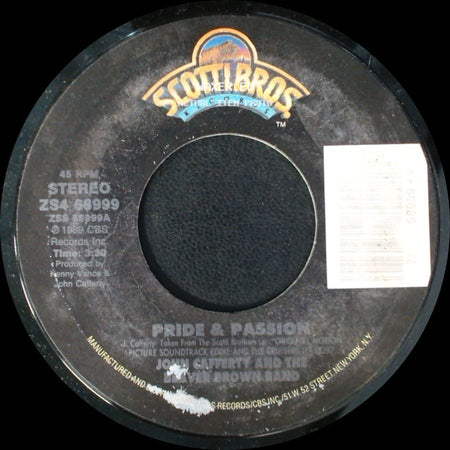 John Cougar And The Beaver Brown Band / John Cafferty And The Beaver Brown Band - Heat Of The Night / Pride & Passion side B