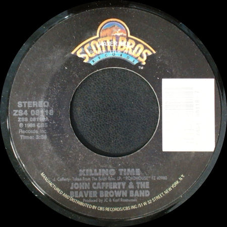John Cafferty & The Beaver Brown Band - Wheel Of Fortune / Killing Time side B