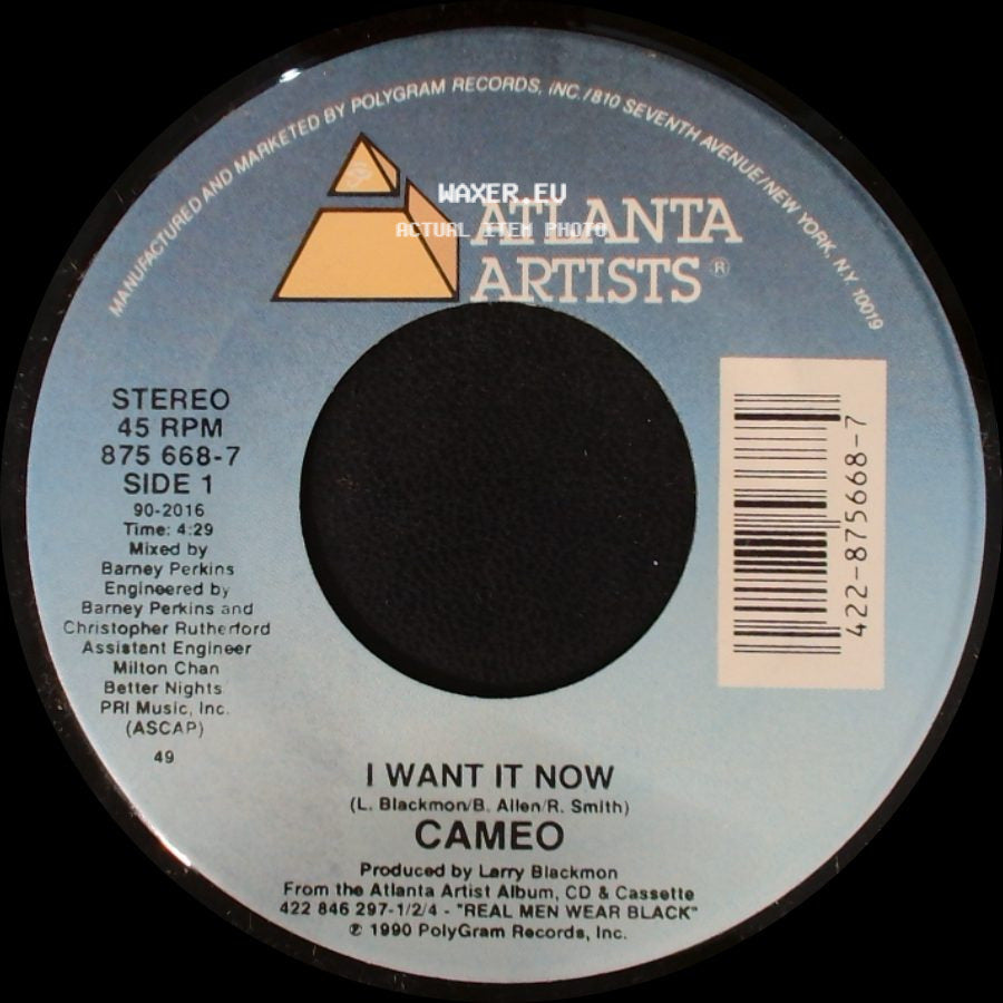 Cameo - I Want It Now / Dkwig side A