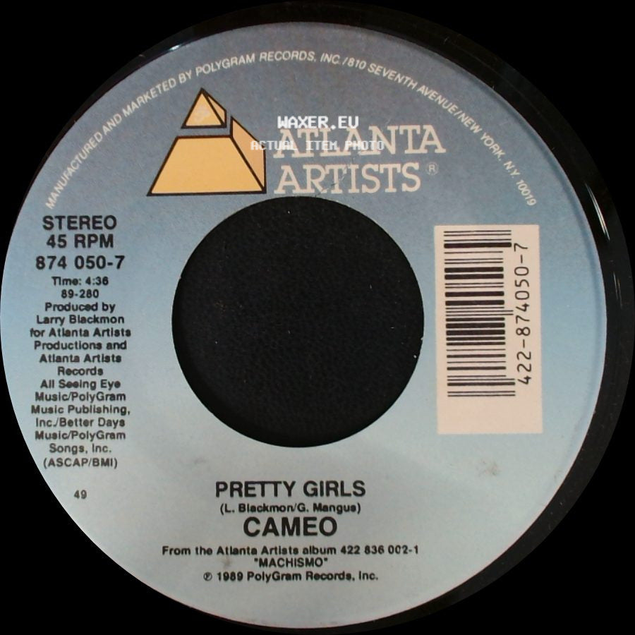 Cameo - Pretty Girls / Pretty Girls (7" Dub) side A