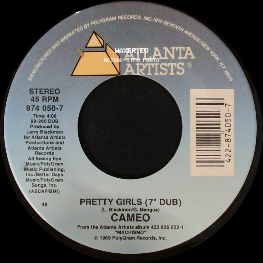 Cameo - Pretty Girls / Pretty Girls (7" Dub) side B