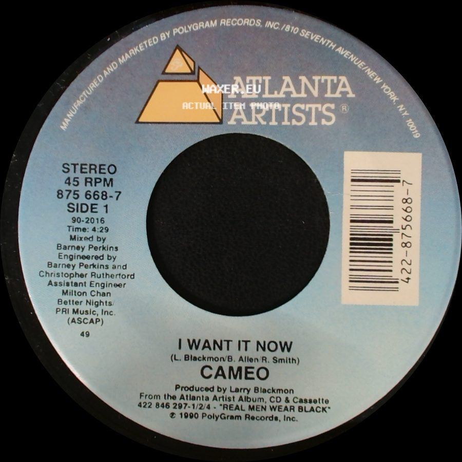 Cameo - I Want It Now / Dkwig side A