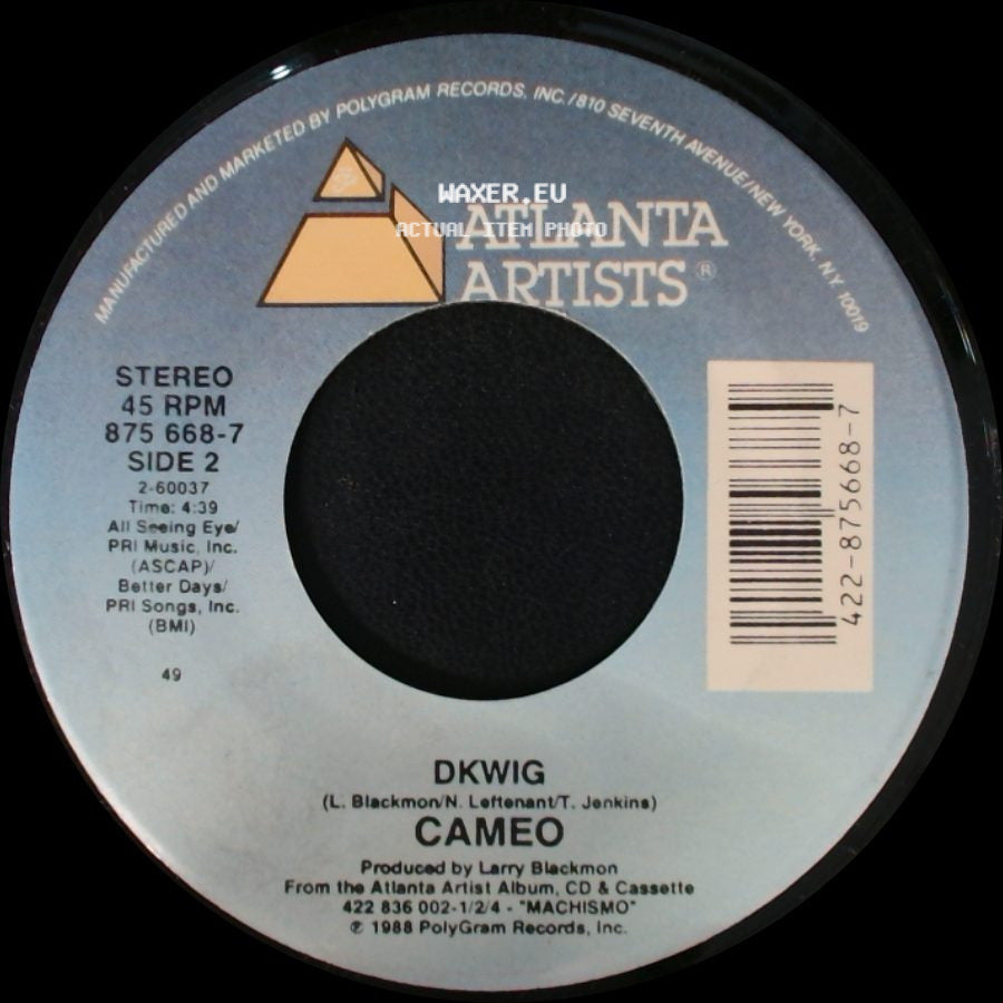 Cameo - I Want It Now / Dkwig side B