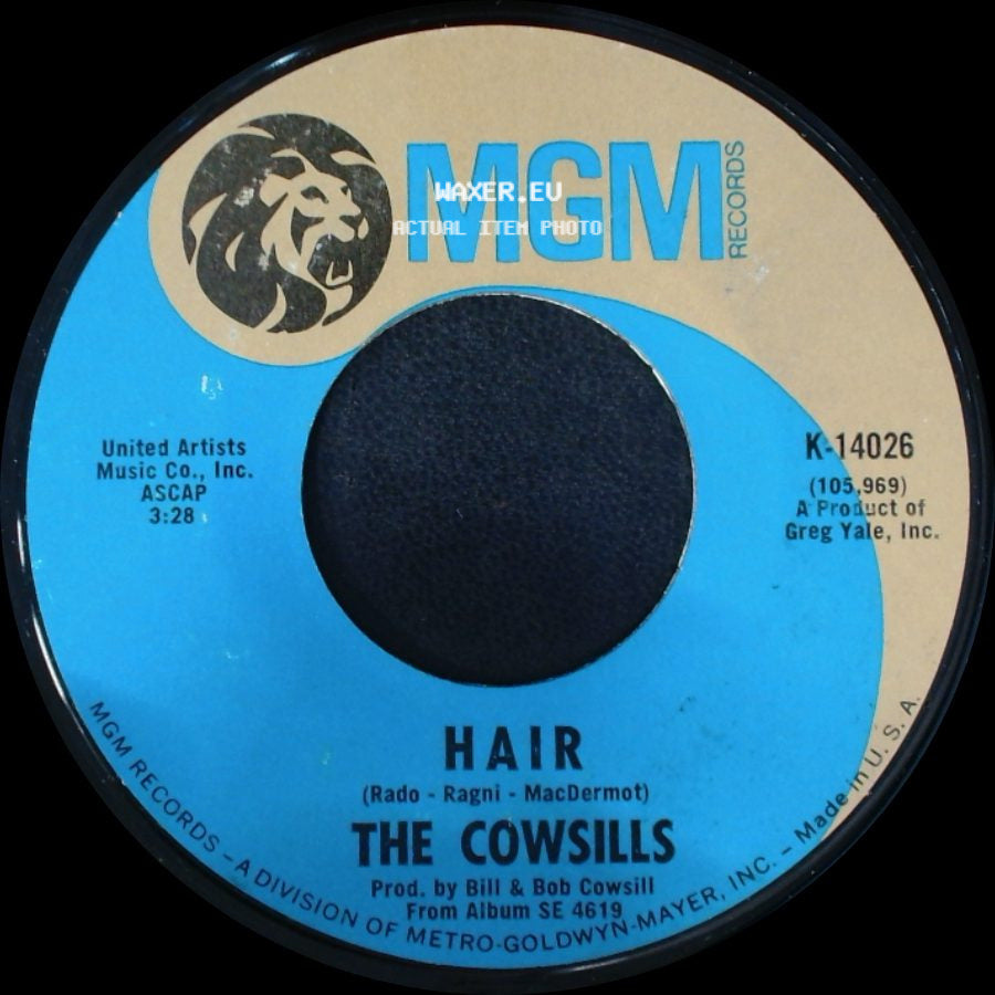 The Cowsills - Hair / What Is Happy? side A