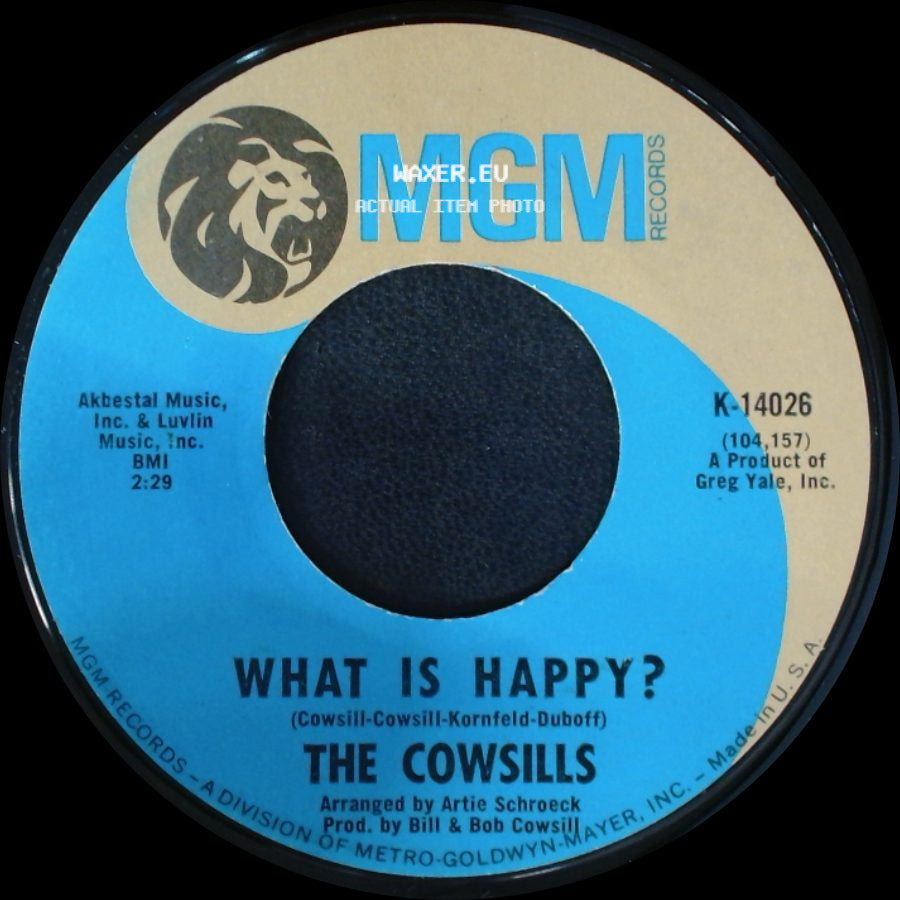 The Cowsills - Hair / What Is Happy? side B