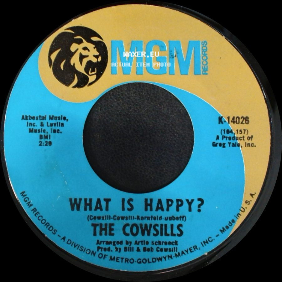 The Cowsills - What Is Happy? / Hair side A