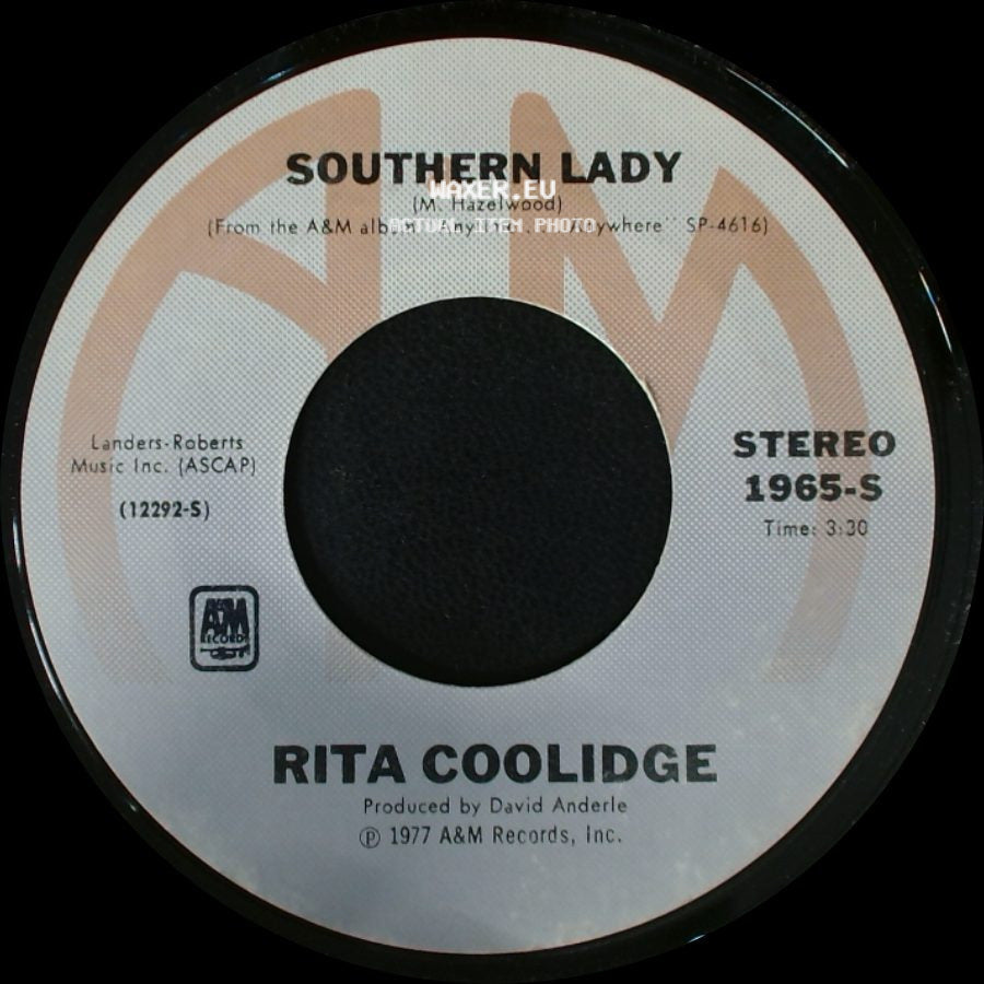Rita Coolidge - We're All Alone / Southern Lady side B