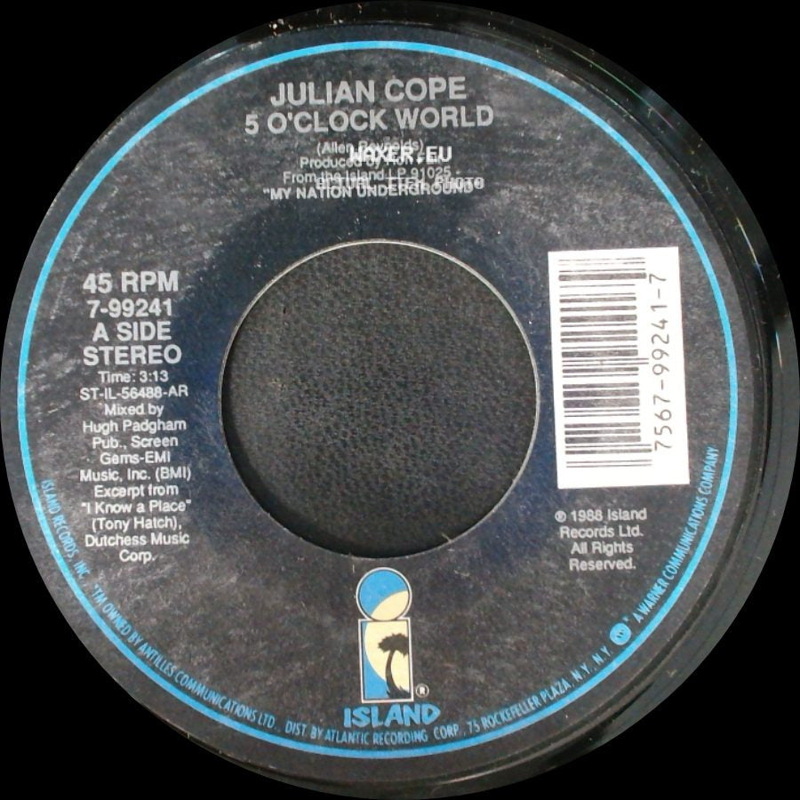 Julian Cope - 5 O'clock World / S.P.Q.R. side A