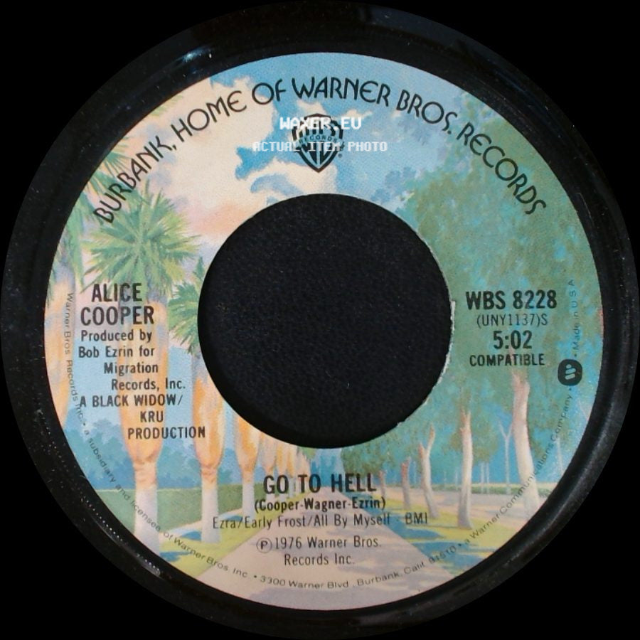 Alice Cooper - I Never Cry / Go To Hell side B