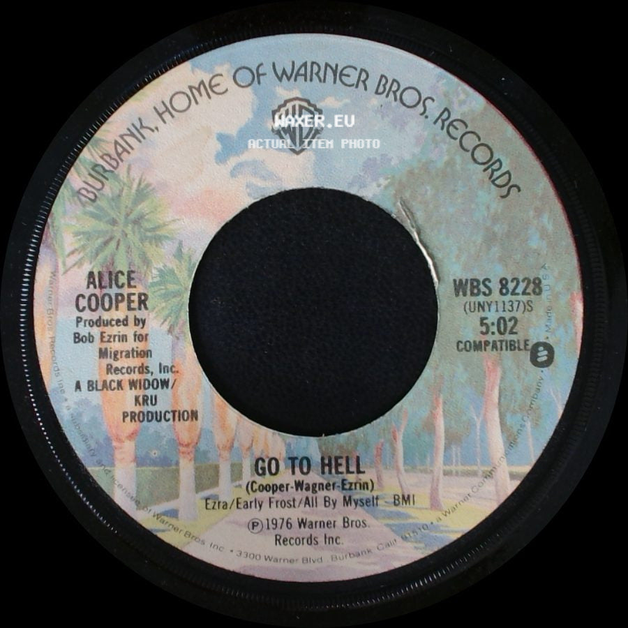 Alice Cooper - I Never Cry / Go To Hell side B