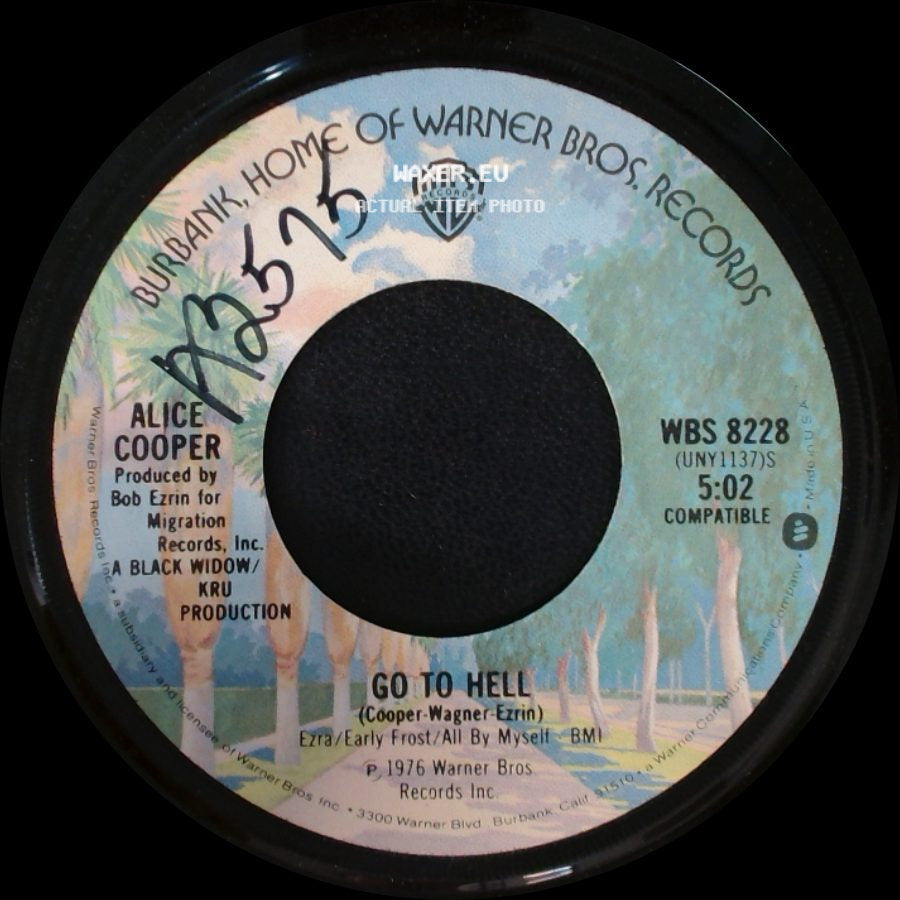 Alice Cooper - I Never Cry / Go To Hell side B