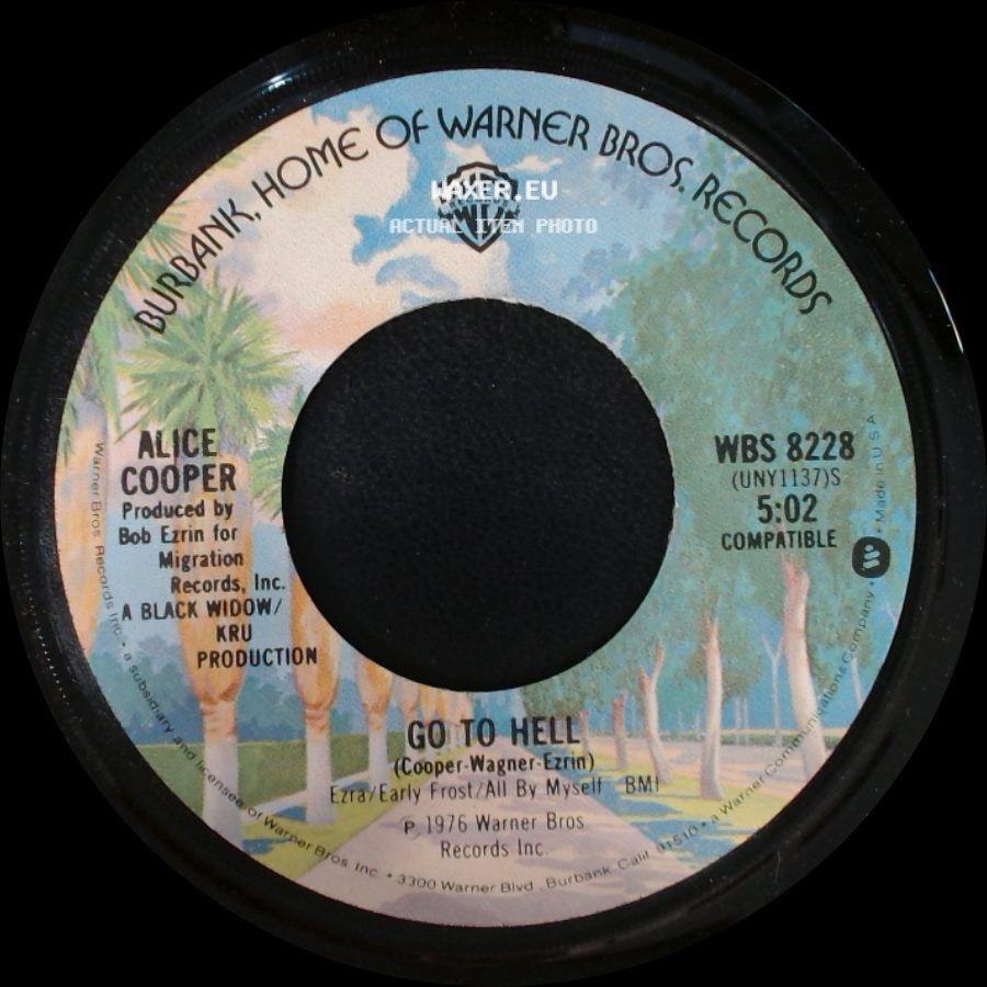 Alice Cooper - Go To Hell / I Never Cry side A