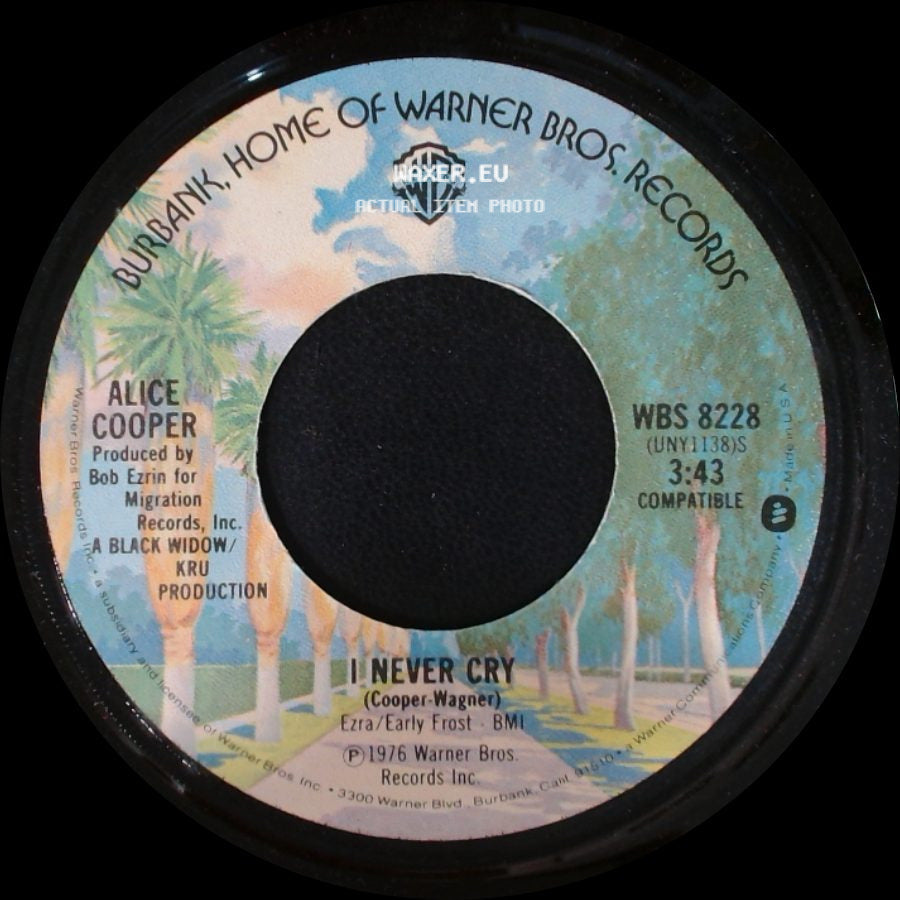Alice Cooper - Go To Hell / I Never Cry side B