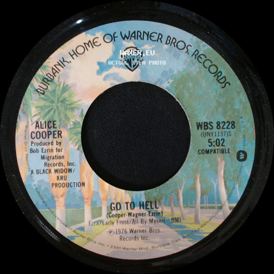 Alice Cooper - Go To Hell / I Never Cry side A