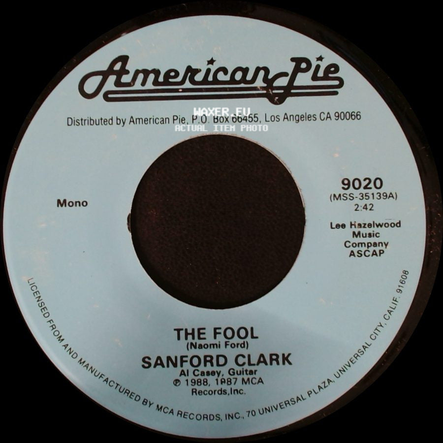 The Crickets / Sanford Clark - It's So Easy! / The Fool side B