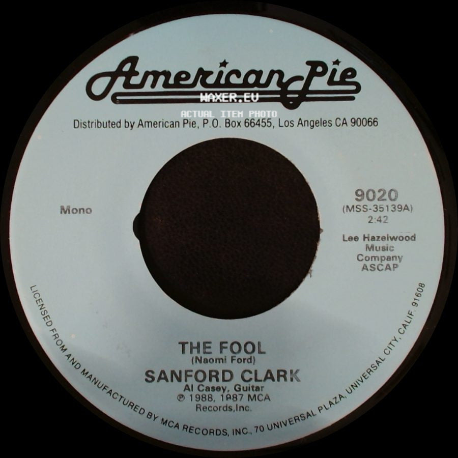 The Crickets / Sanford Clark - It's So Easy! / The Fool side B