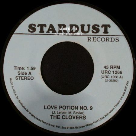 The Clovers / Adam Faith - Love Potion No. 9 / It's Alright side A