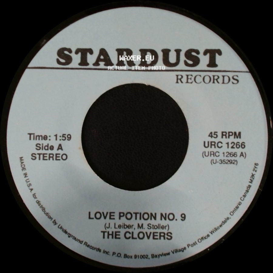 The Clovers / Adam Faith - Love Potion No. 9 / It's Alright side A