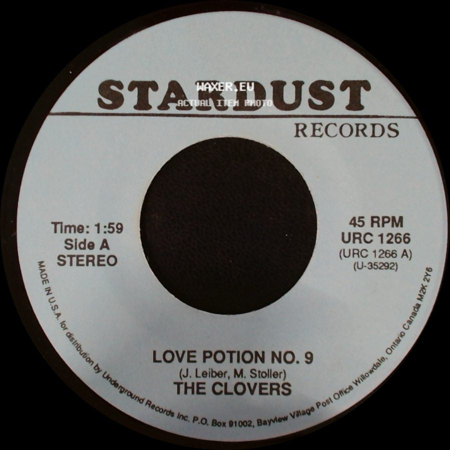 The Clovers / Adam Faith - Love Potion No. 9 / It's Alright side A