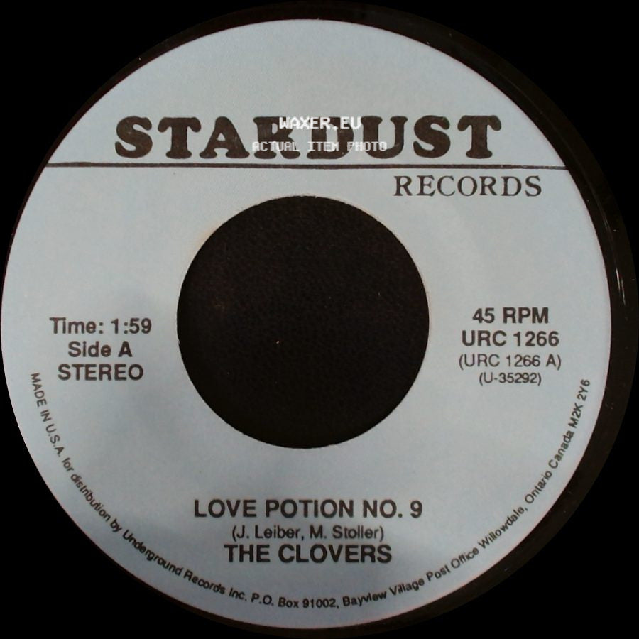 The Clovers / Adam Faith - Love Potion No. 9 / It's Alright side A