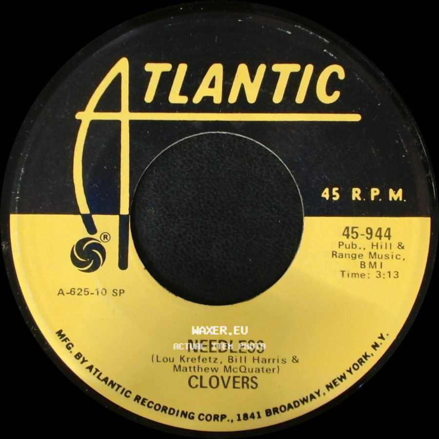 Clovers - Needless / Fool, Fool, Fool side A