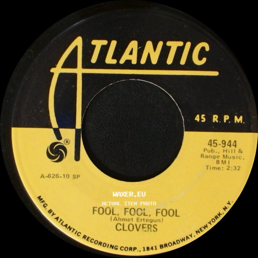 Clovers - Needless / Fool, Fool, Fool side B