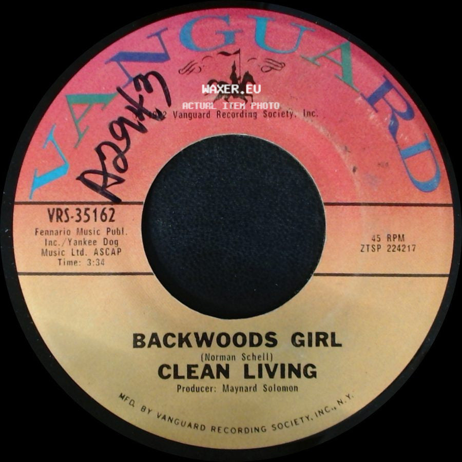 Clean Living - In Heaven There Is No Beer / Backwoods Girl side B