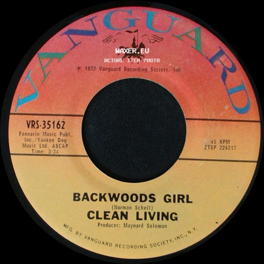Clean Living - In Heaven There Is No Beer / Backwoods Girl side B