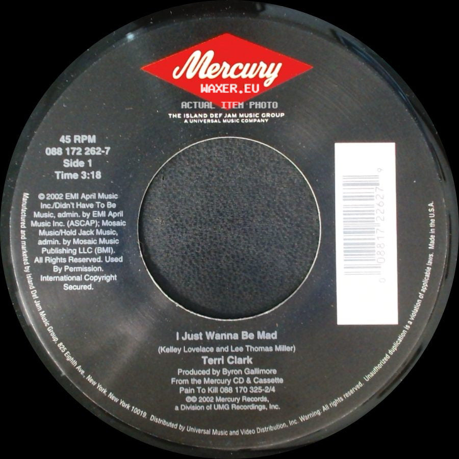 Terri Clark - I Just Wanna Be Mad / Three Mississippi side A