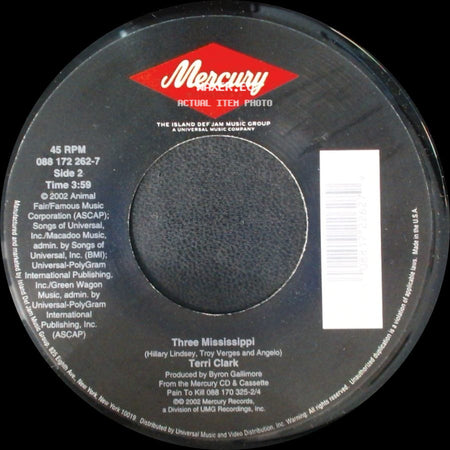 Terri Clark - I Just Wanna Be Mad / Three Mississippi side B