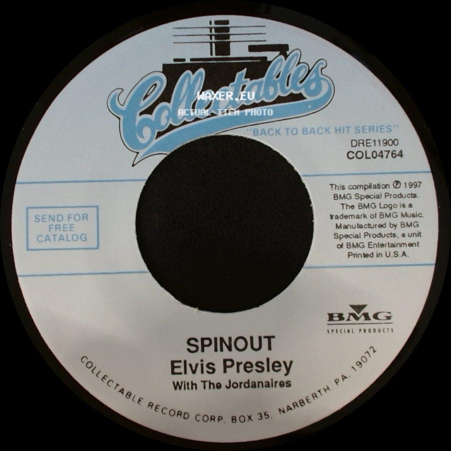 Elvis Presley With The Jordanaires / Elvis Presley - Spinout / Witchcraft side A