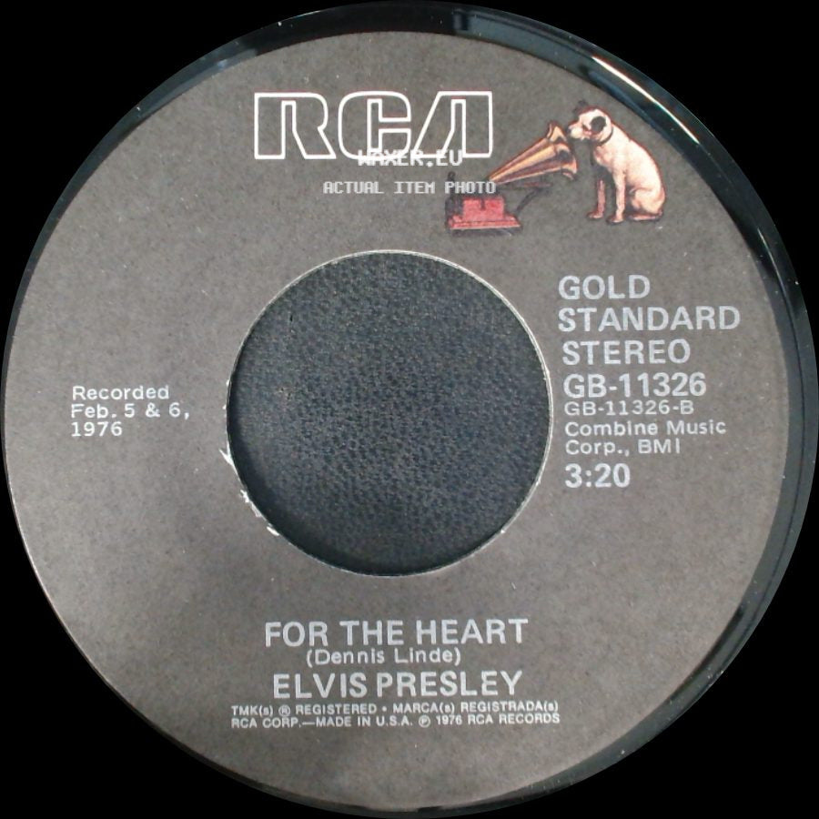Elvis Presley - For The Heart / Moody Blue side A