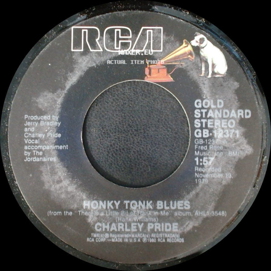 Charley Pride - Honky Tonk Blues / You Win Again side A
