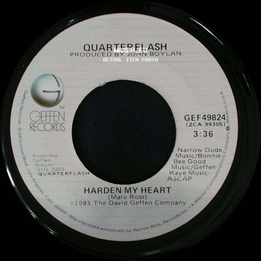 Quarterflash - Harden My Heart / Don't Be Lonely side A