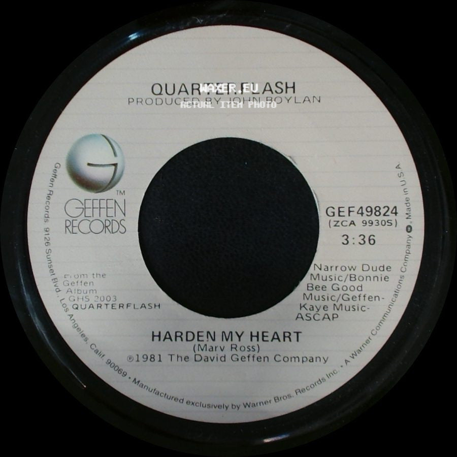Quarterflash - Harden My Heart / Don't Be Lonely side A