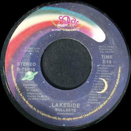 Lakeside - Sensations / Bullseye side B