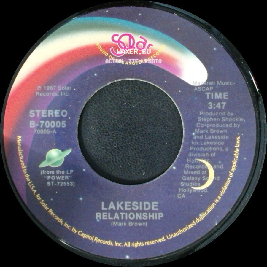 Lakeside - Homewrecker / Relationship side B