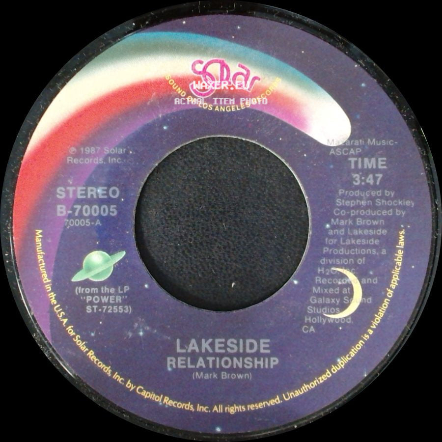 Lakeside - Relationship / Homewrecker side A